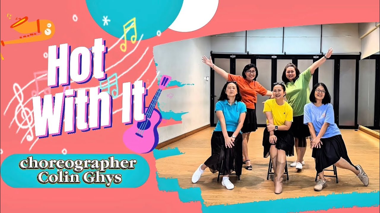HOT WITH IT Linedance choreographer Colin Ghys demo by Rumpis LD