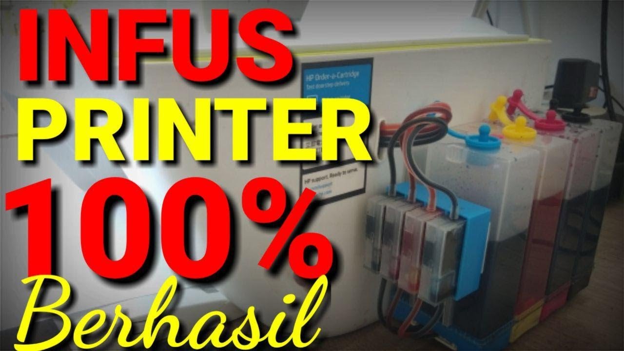 cara modif atau pasang infus printer hp deskjet ink advantage 2135
