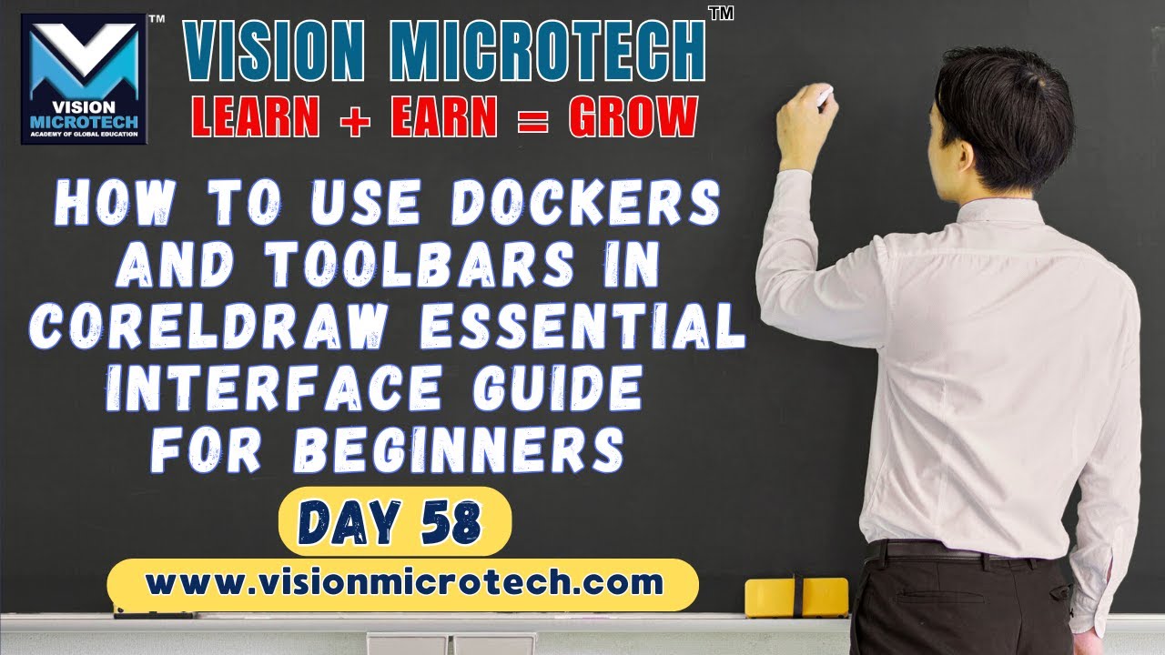 How to Use Dockers and Toolbars in CorelDRAW | Essential Interface Guide for Beginners