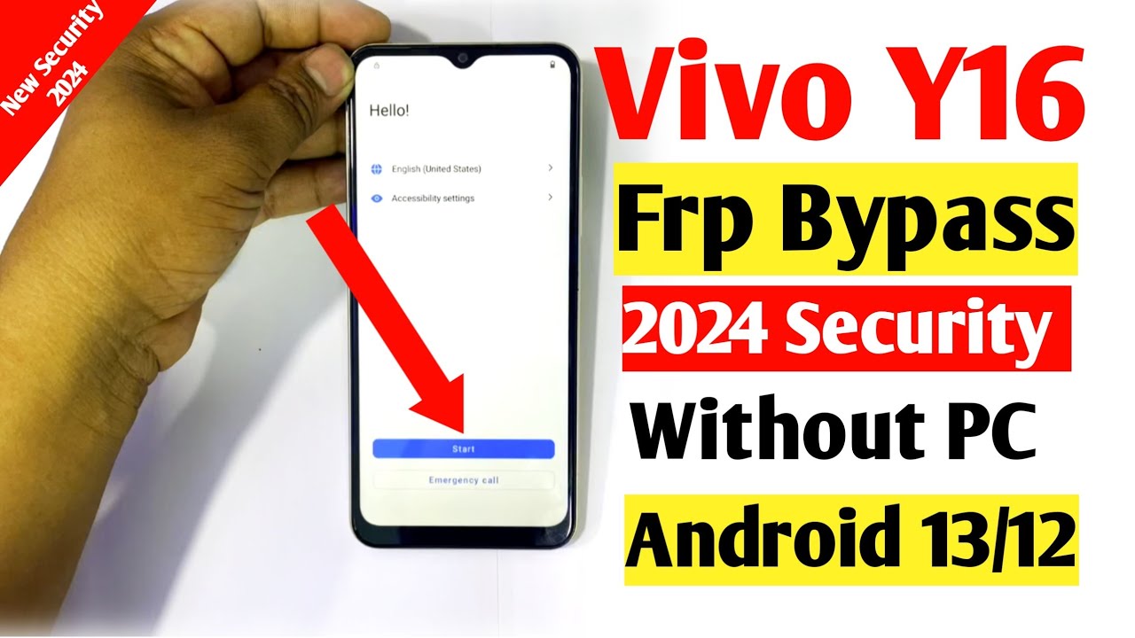 Vivo Y16 Frp Bypass 2024 New Method 1000% Working Without PC Android 12/13