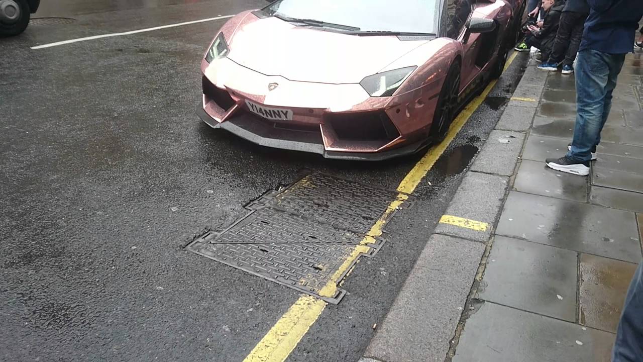 Aventador rose gold wrap