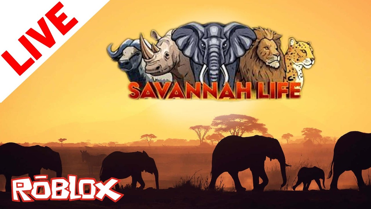 🐘Learning to Survive In The Savannah!🦒 | Savannah Life {Roblox}