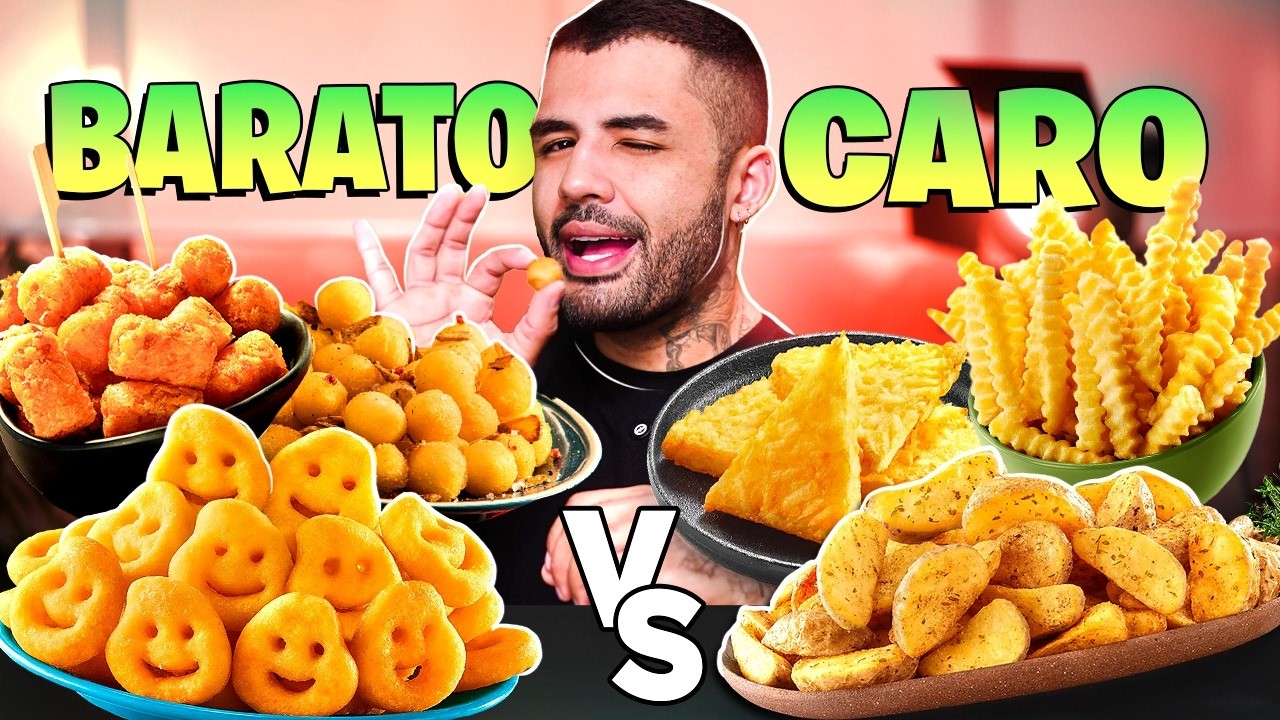 PROVEI TODAS AS BATATAS FRITAS DO MERCADO -  R$7 VS R$31 QUAL A MELHOR?