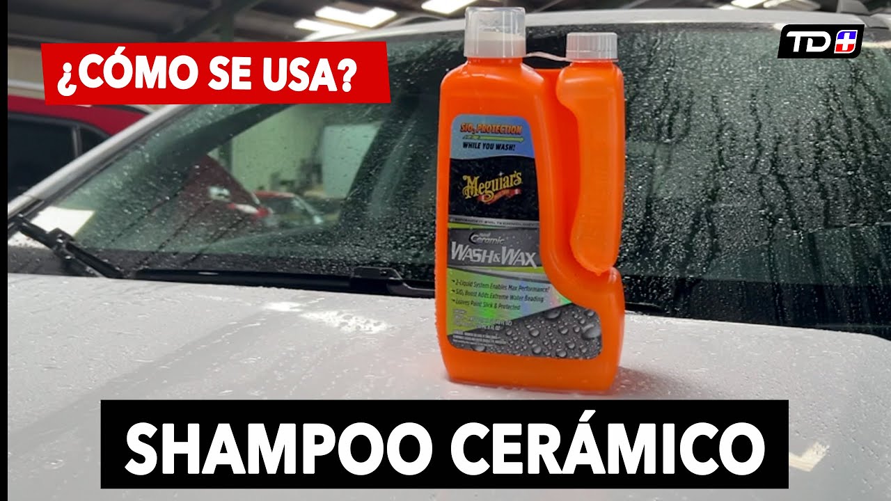 ASÍ SE USA CORRECTAMENTE EL SHAMPOO CERÁMICO MEGUIAR'S