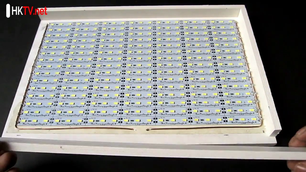 How to make a super bright LED light panel