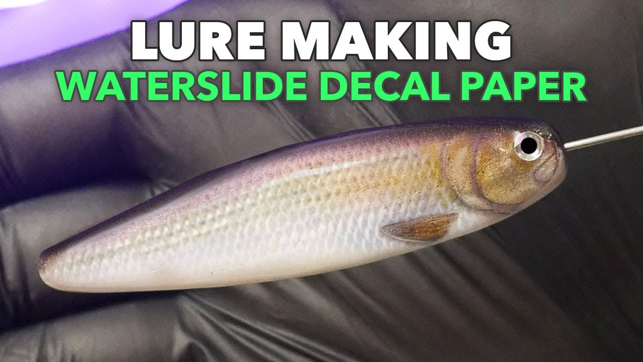 How to Make a Realistic Fishing Lure with Waterslide Decal Paper