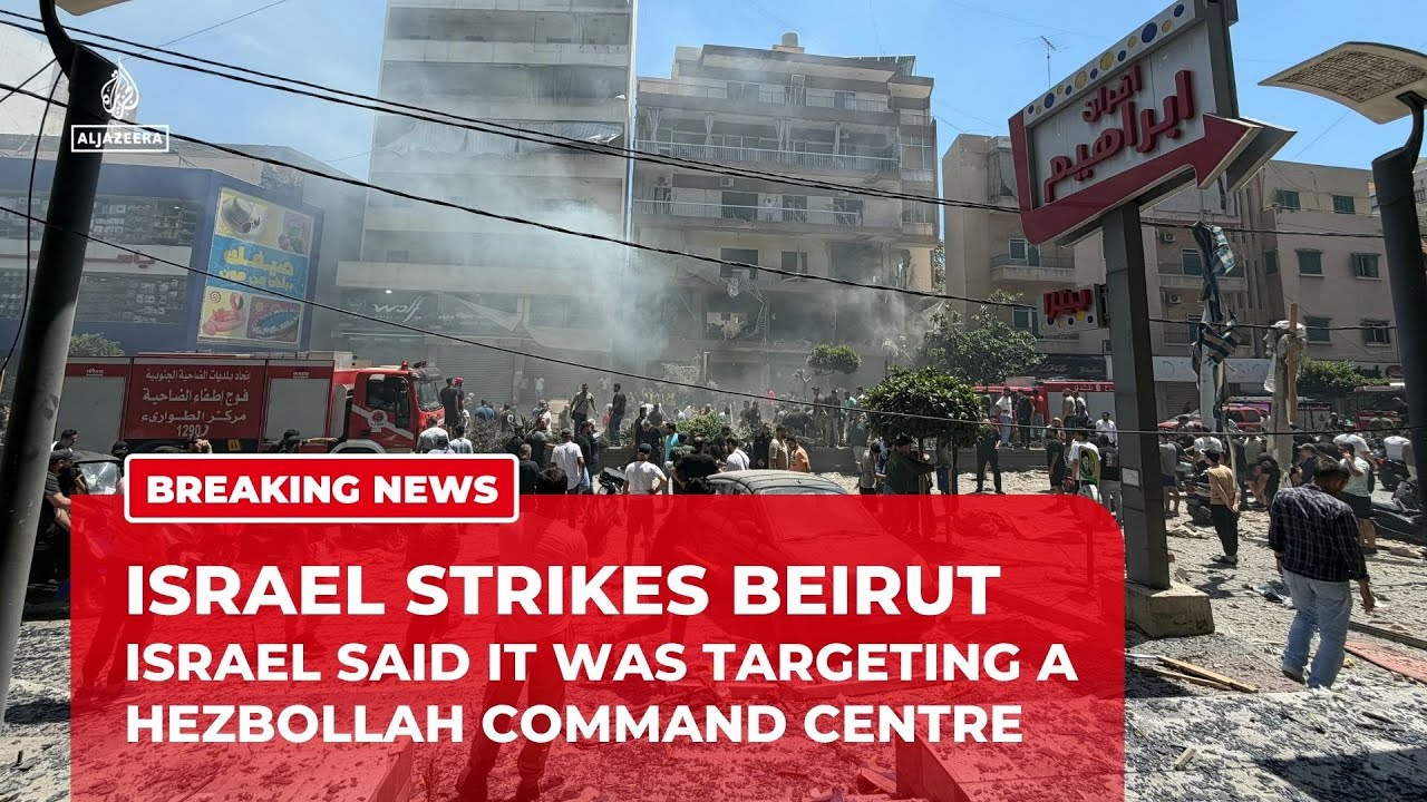Israel strikes Beirut's southern suburbs as Iran and US close in on deal