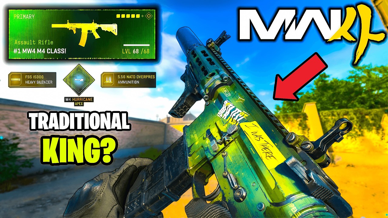 Зверь без отдачи 🎯 M4 №1 &mdash; это божественное оружие в Modern Warfare 4! (Лучшая сборка M4 в MW4)