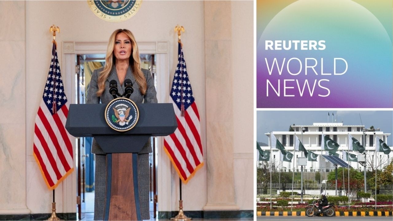 Речь Мелании Трамп об Эпштейне и Вэнс отправляется на переговоры с Ираном | Reuters World News