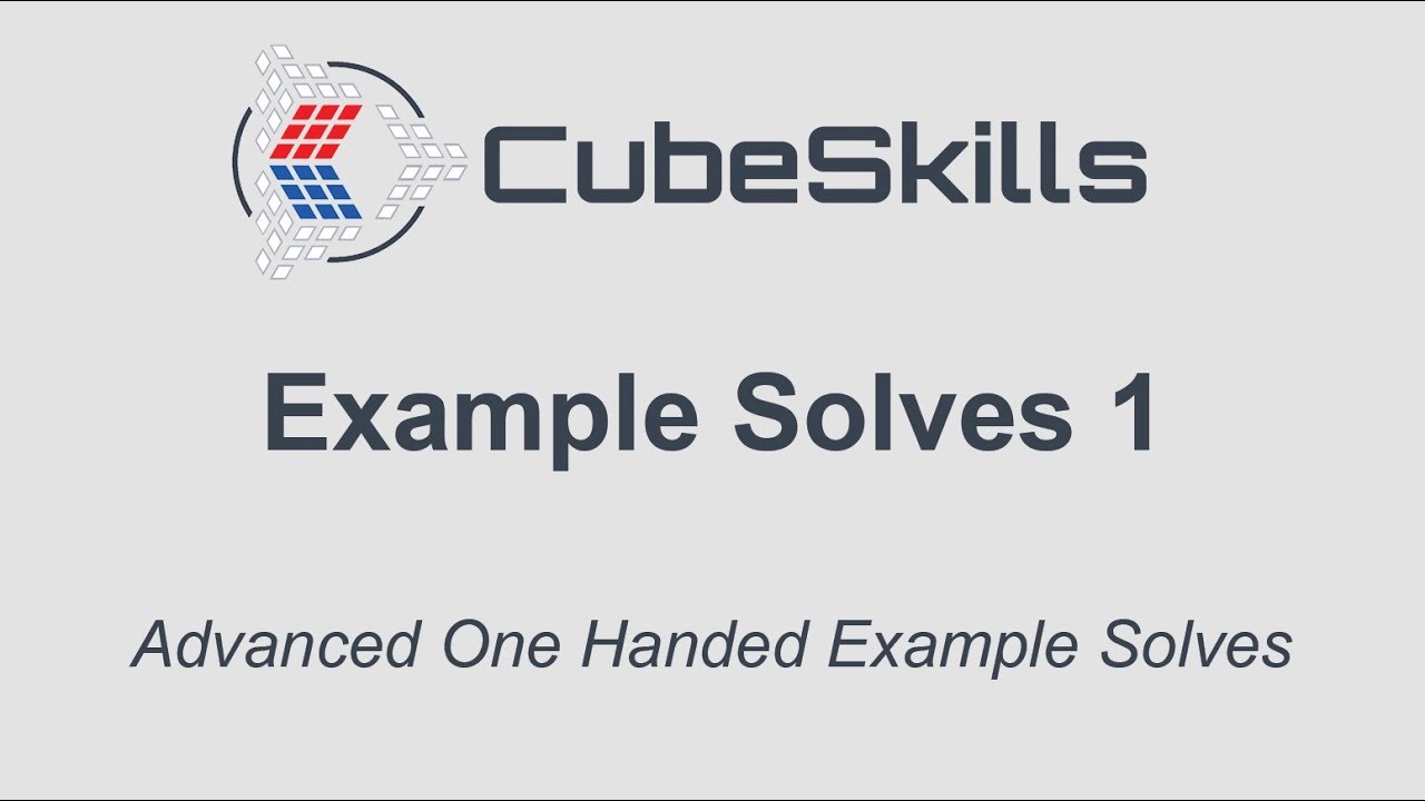 3x3 OH Advanced Example Solves [1]