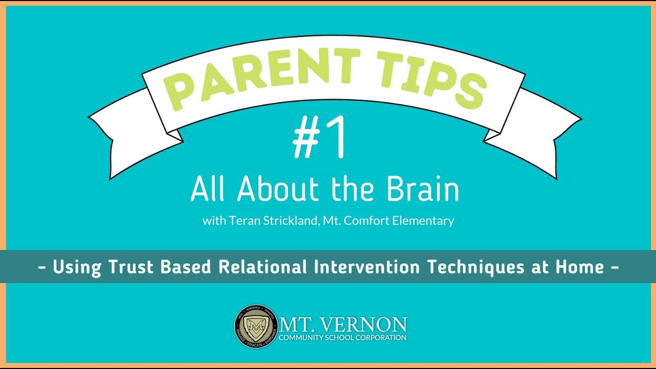 TBRI Tip #1 for Mt. Vernon Parents/Guardians - "All About the Brain"