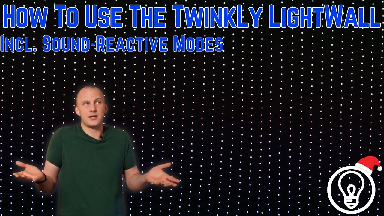How to Use the Twinkly LightWall including Sound-Reactive Mode