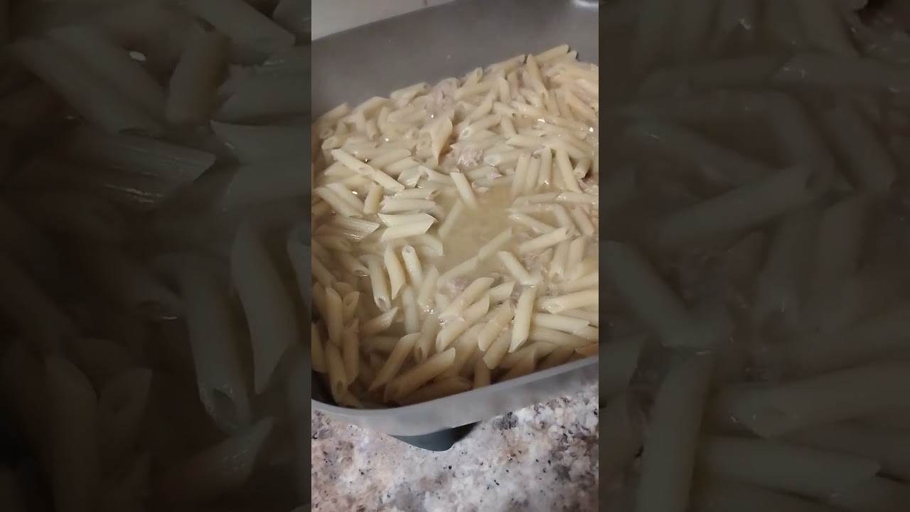 How to make a simple tuna pasta meal#cooking#motherhood#purpose 