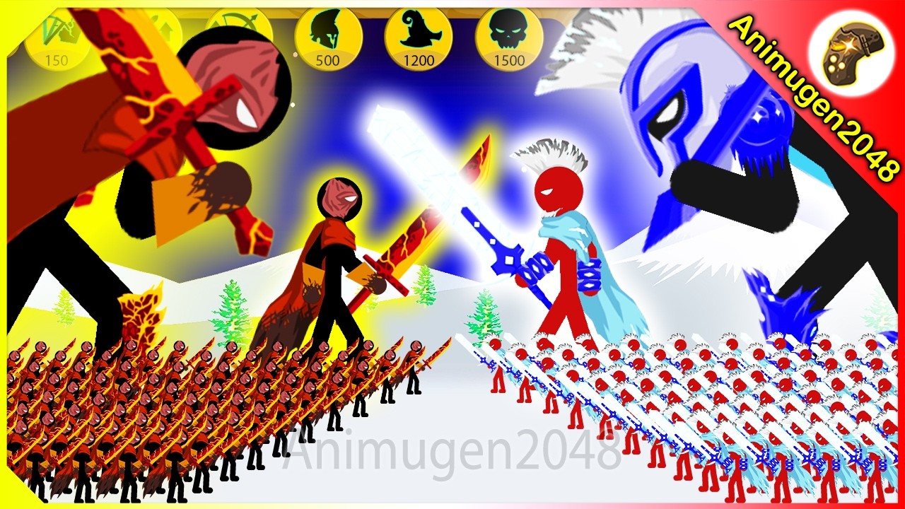 WHO WILL WIN? Stick Figure WRATHNAR vs SPEAROS vs MEGA FINAL BOSS | Stick War Legacy | Animugen2048