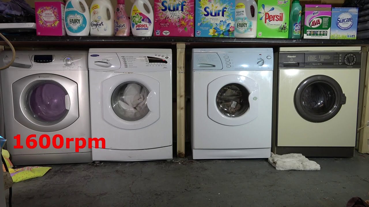 Spin Race No.266 : Hotpoint Washing machine Generation Race.