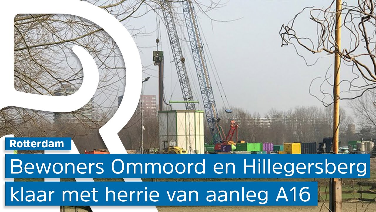 Bewoners Ommoord en Hillegersberg al maanden in herrie nieuwe snelweg A16: 'Dit is echt een marte...