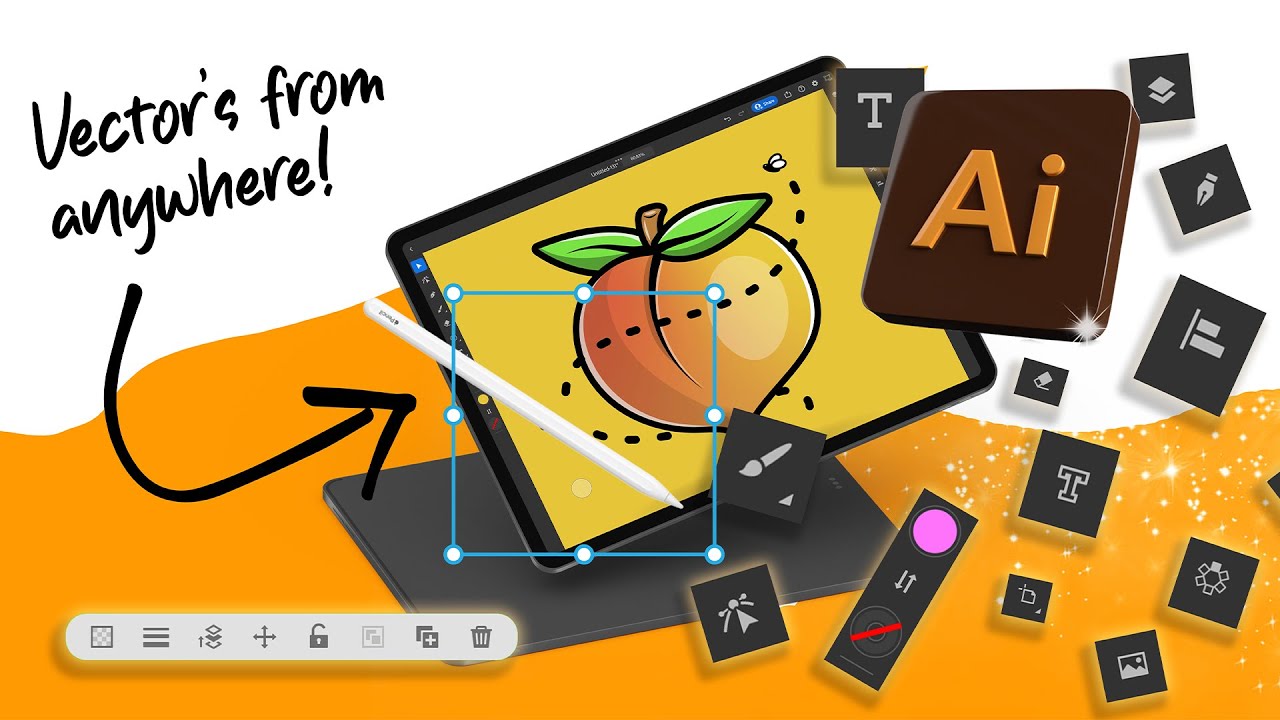 Освойте Adobe Illustrator для iPad: научитесь использовать инструменты «Перо», «Кисть», «Фигура»,...