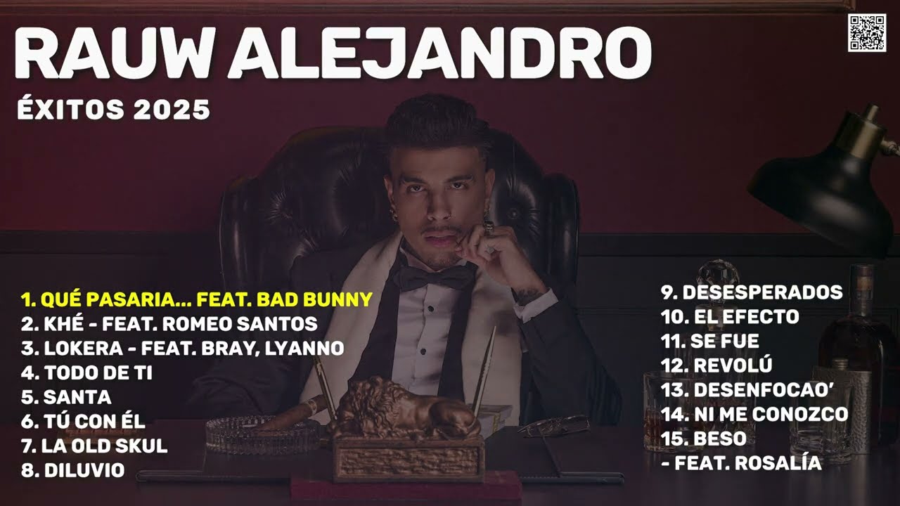 Rauw Alejandro Exitos 2025 (Best Of | Hits 2025) - Qué Pasaría..., Khé, DILUVIO, Todo de Ti...