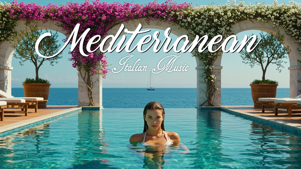 🎶 Italian Vibes & Mediterranean Music 🌊 2+ Hours of Scenic Amalfi Coast & Lake Como Relaxation 4K