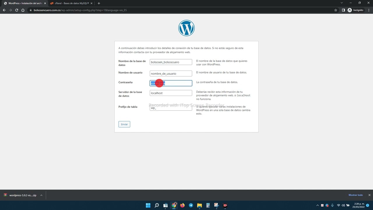 Instalar Wordpress en Hosting con Cpanel.