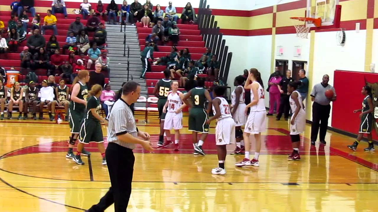 Cy - Falls vs Cy - Woods Girls Basketball Game 12/21/12 Video 7