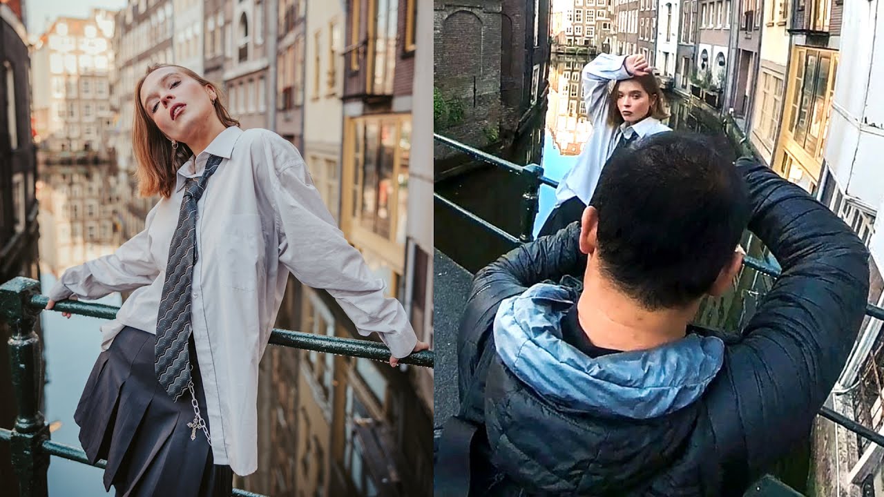 Quick Urban Photoshoot in Amsterdam's Alleyways