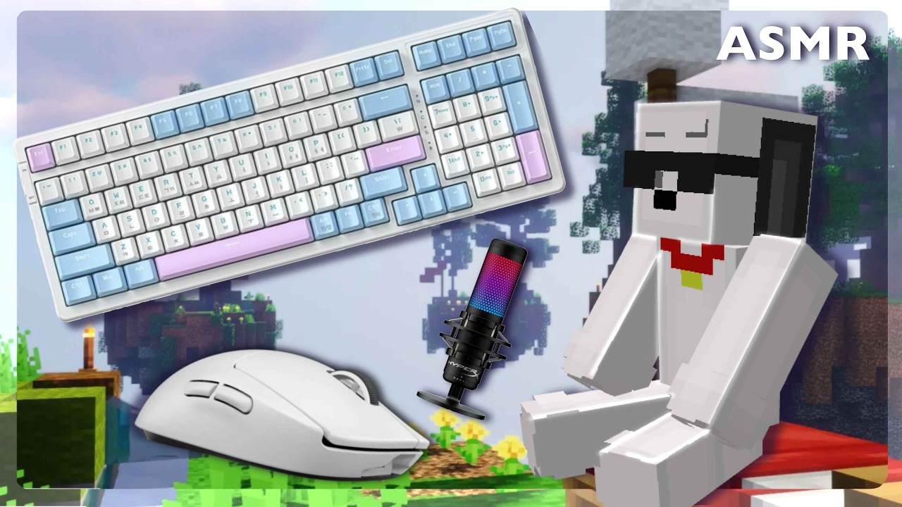11 Minutes ASMR Bedwars | Hycraft | Keyboard & Mouse