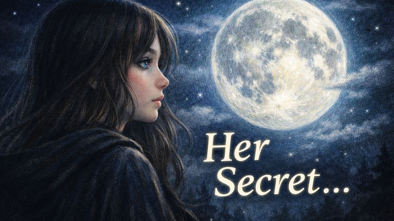 Moon Girl Story 🌙 | Colored Pencil Drawing & Illustrated Art Story