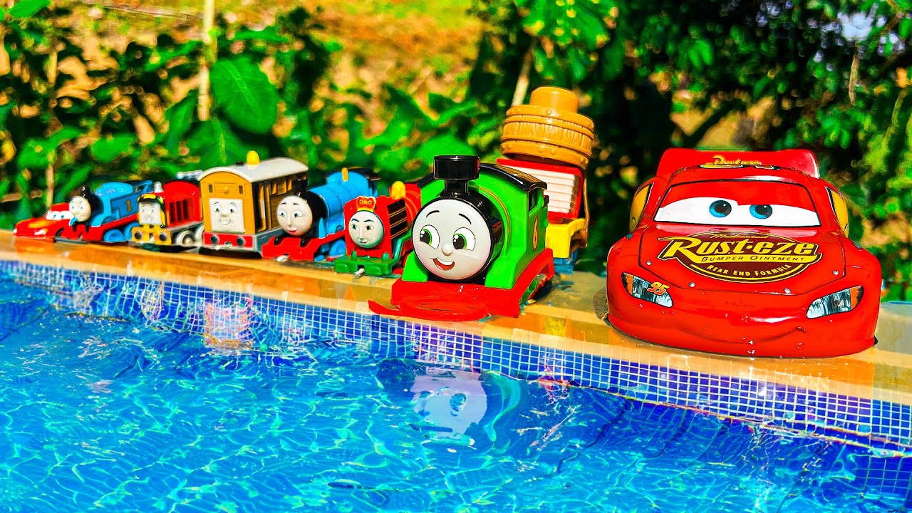 Looking for Thomas & Friends in the pool: Thomas The Train