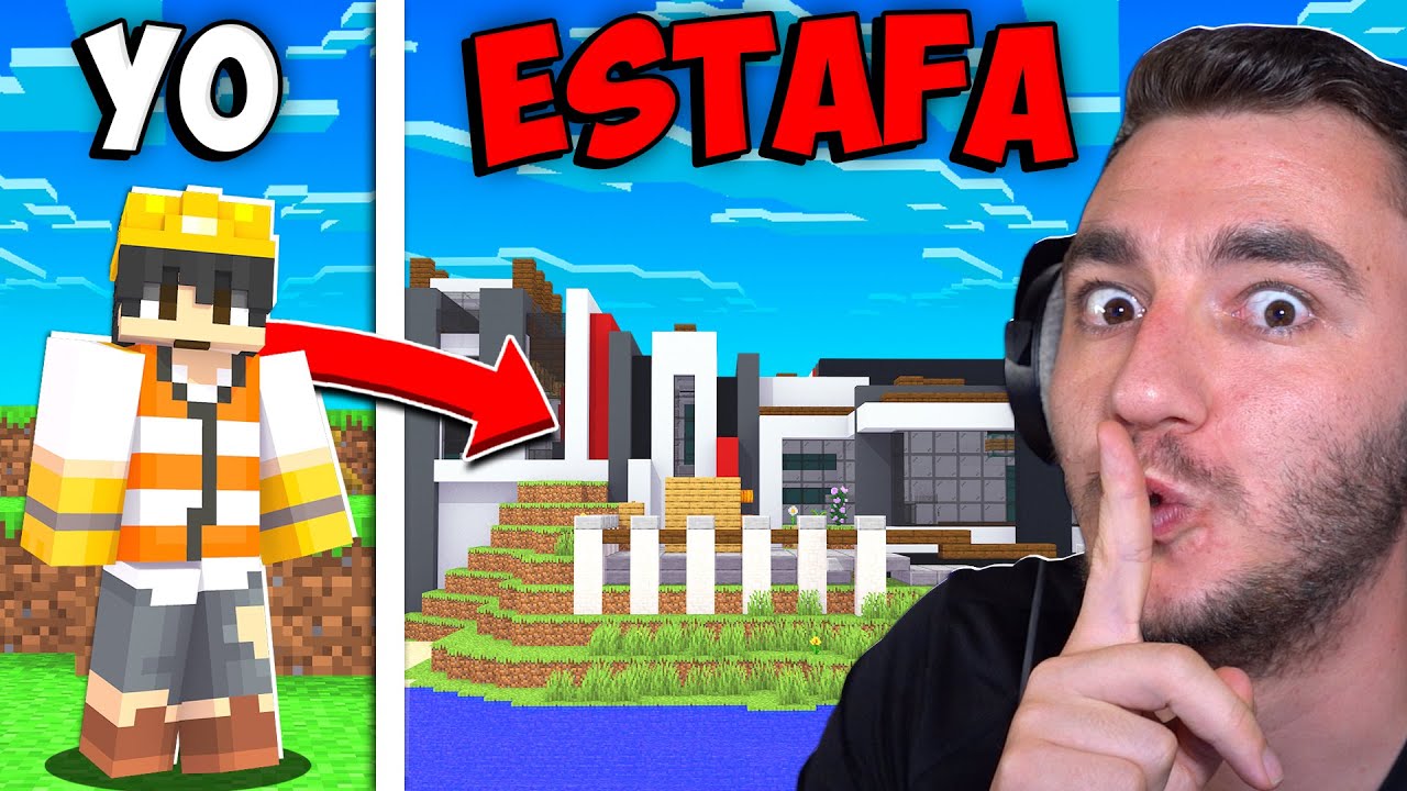 Me Pasé por Constructor Profesional para Estafar a Millonario en Minecraft
