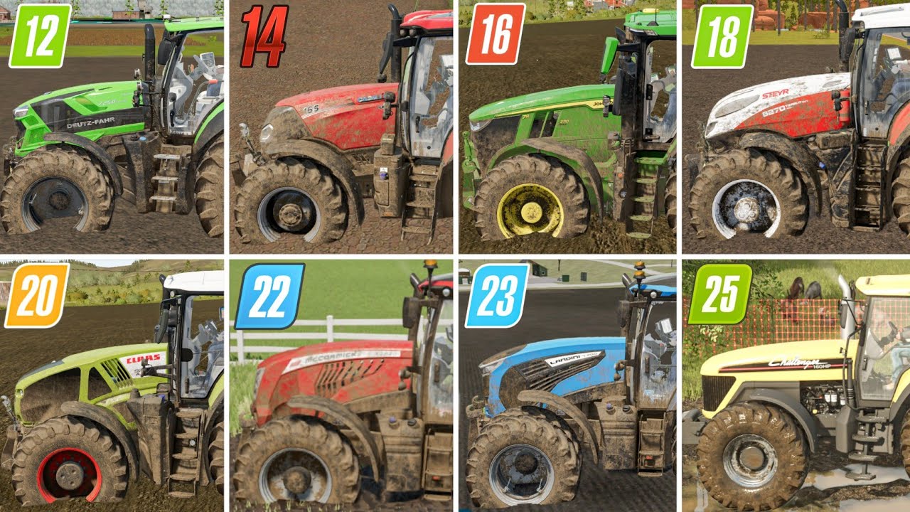 Fs12 vs Fs14 vs Fs16 vs Fs18 vs Fs20 vs Fs22 vs Fs23 vs Fs25 | Deforestation | Timelapse |