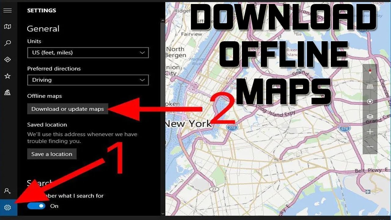 How to Download Offline Maps On Windows 10