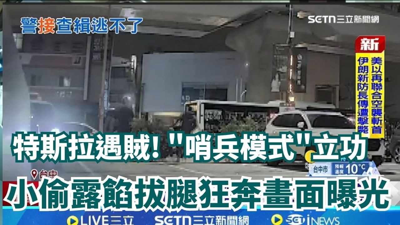 特斯拉遇賊! 哨兵模式拍下