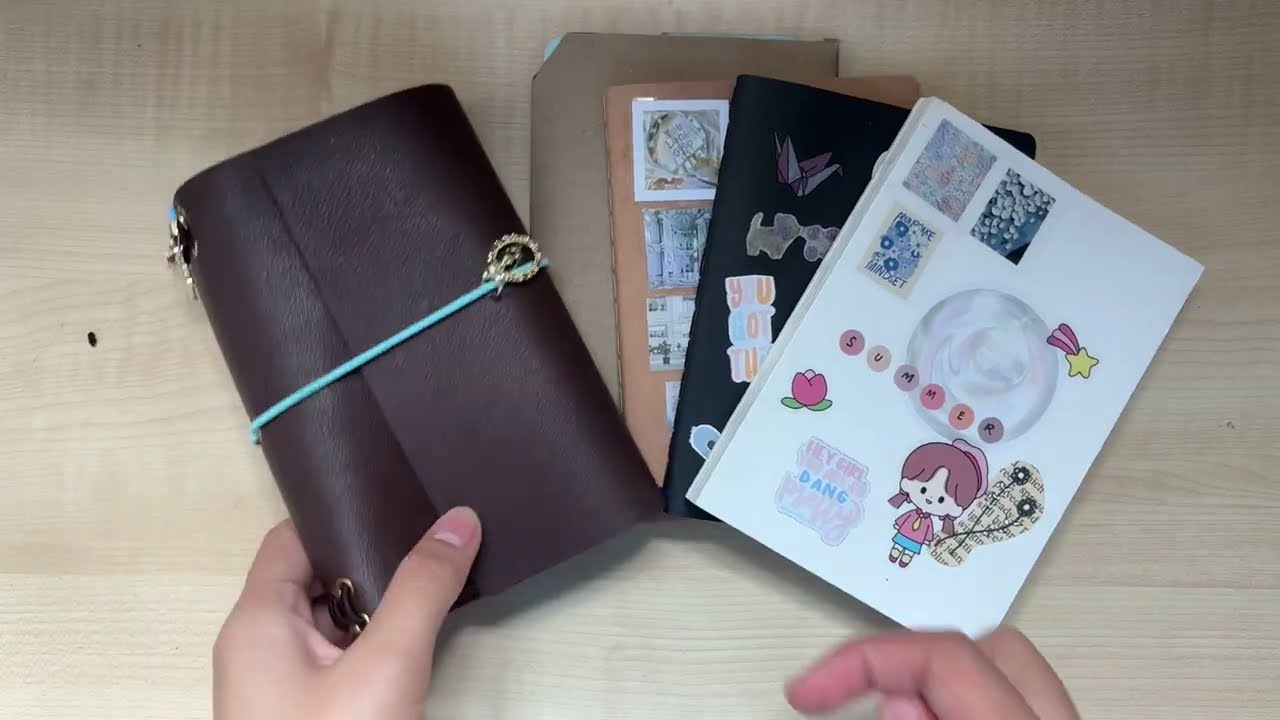 lets decorate my louise carmen inspired journal with old & recycled supplies ✂️✨ 