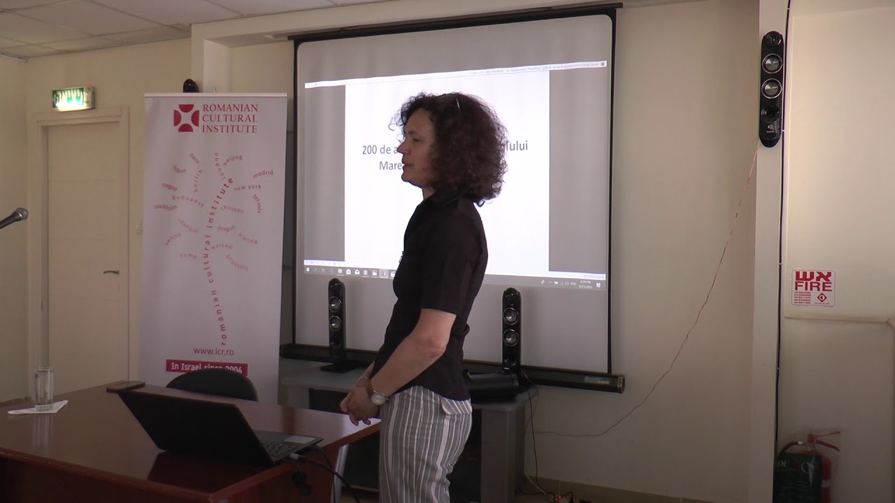 Conferința Feliciei Waldman la ICR Tel Aviv despre Bucurestiul sefard, în data de 11 iunie 2019