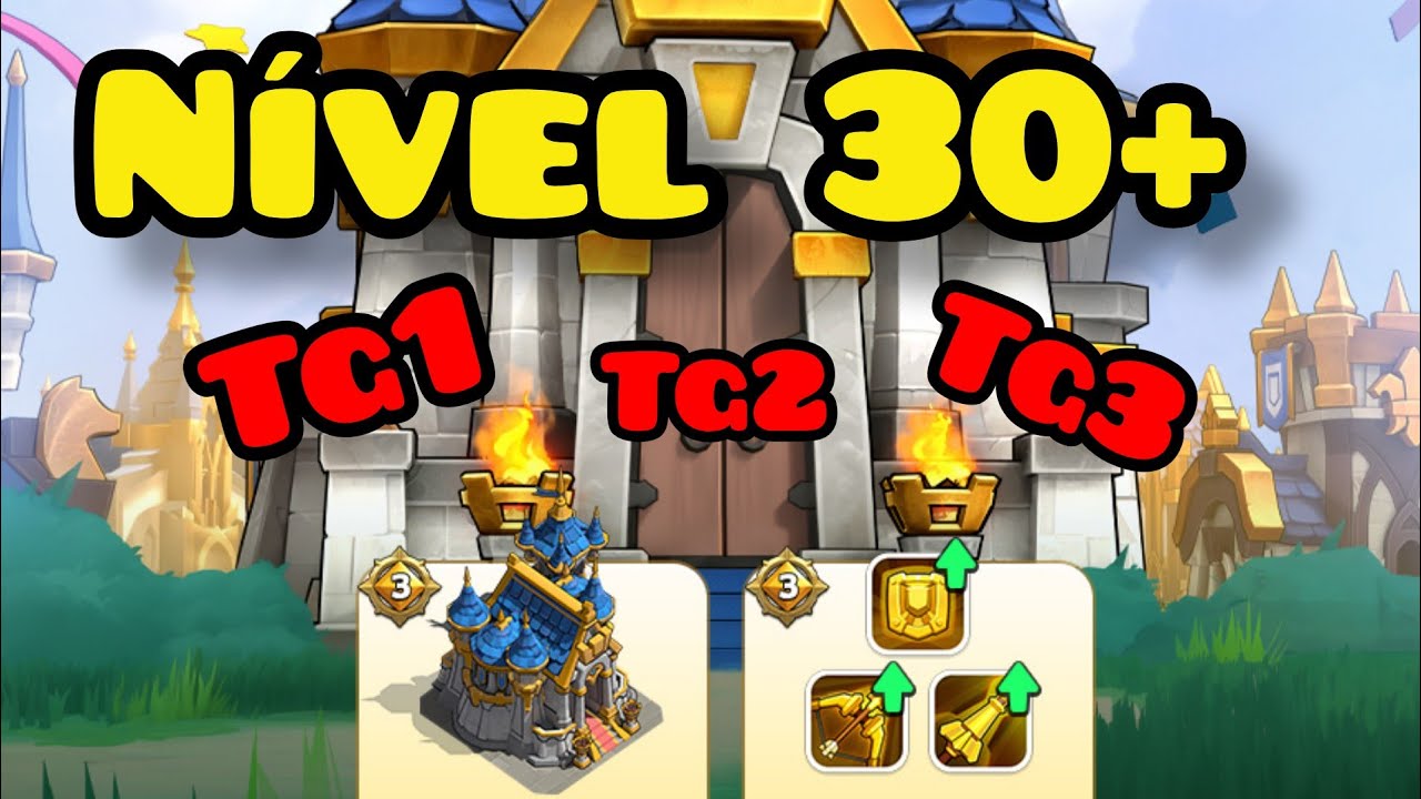 Nivel 30 !!! Como Funciona TG1 -TG2 - TG3???  -  KingShot