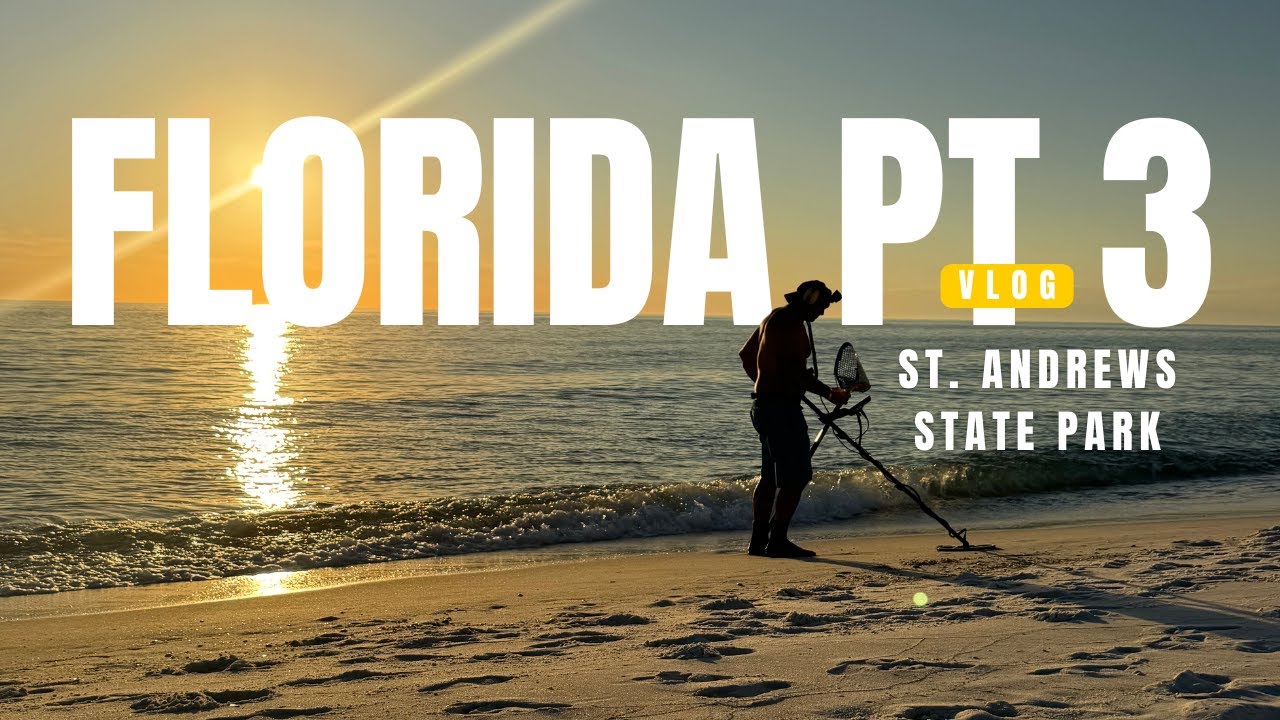 Metal Detecting a Florida State Park Beach | Beginner Mistakes & Big Laughs