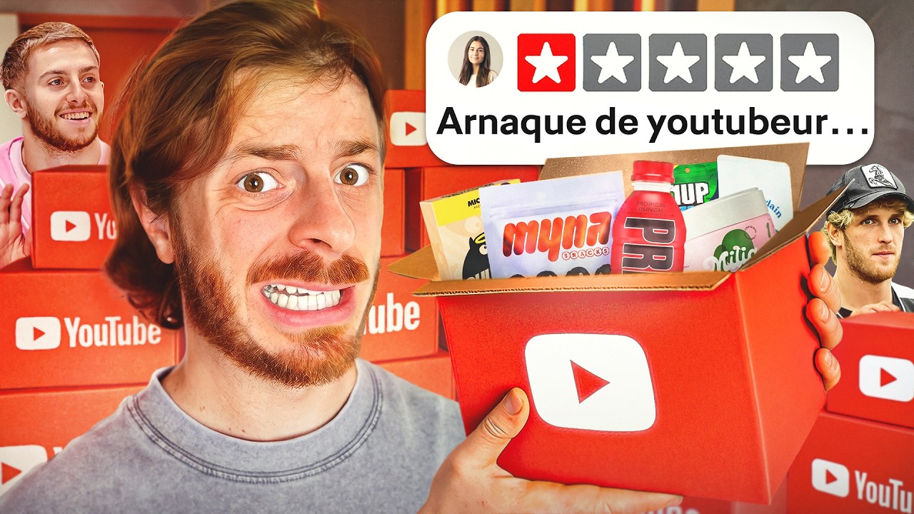 J'achète les produits de YouTubeurs notés 1 étoile