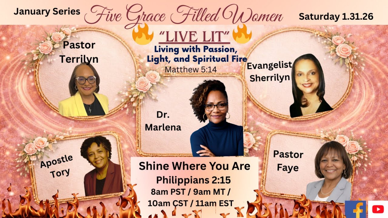Live Lit 🔥 — Identity, Impact, Purpose - "Shine Where You Are"