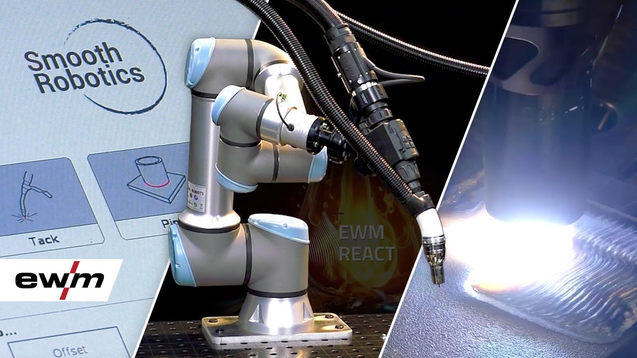 Schweißen mit Universal Robots, SmoothTool & EWM React | Cobots - Die Zukunft der Automatisierung!