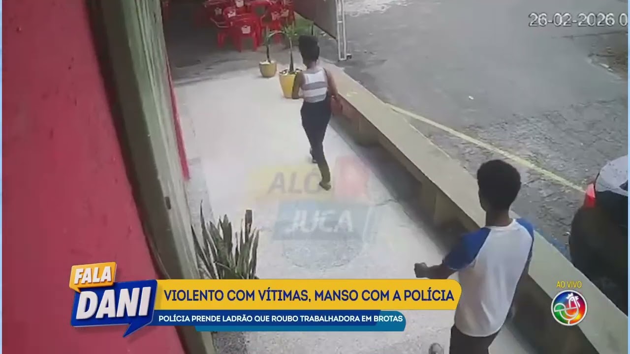 Violento com vítimas, manso com a polícia  | FALA DANI | TV ARATU