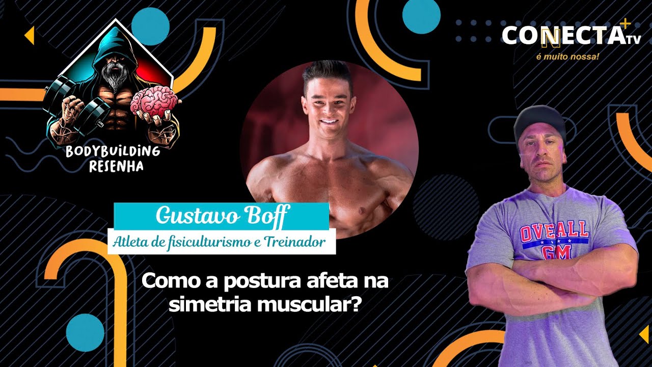 Como a postura afeta na simetria muscular?