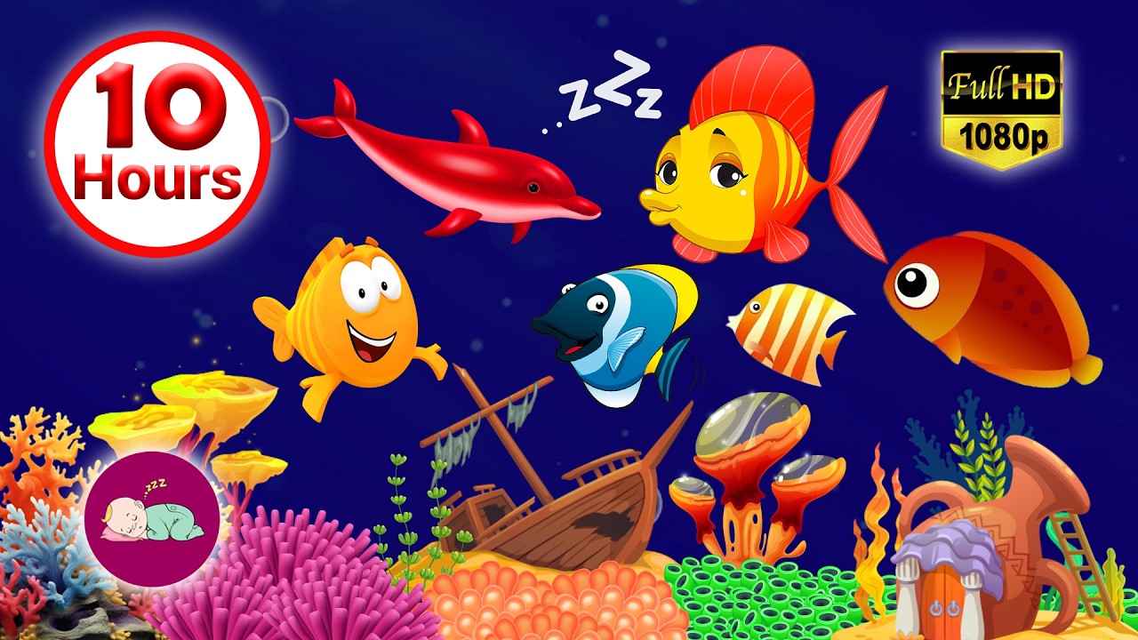 Dreamy Lullabies and Serene Sea World Animation  Sleep for Babies