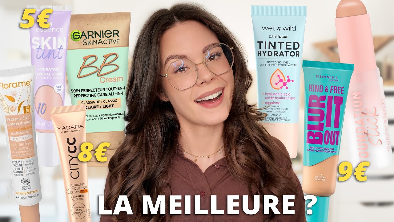 Je teste 7 BB crèmes : les meilleures, les pires ?