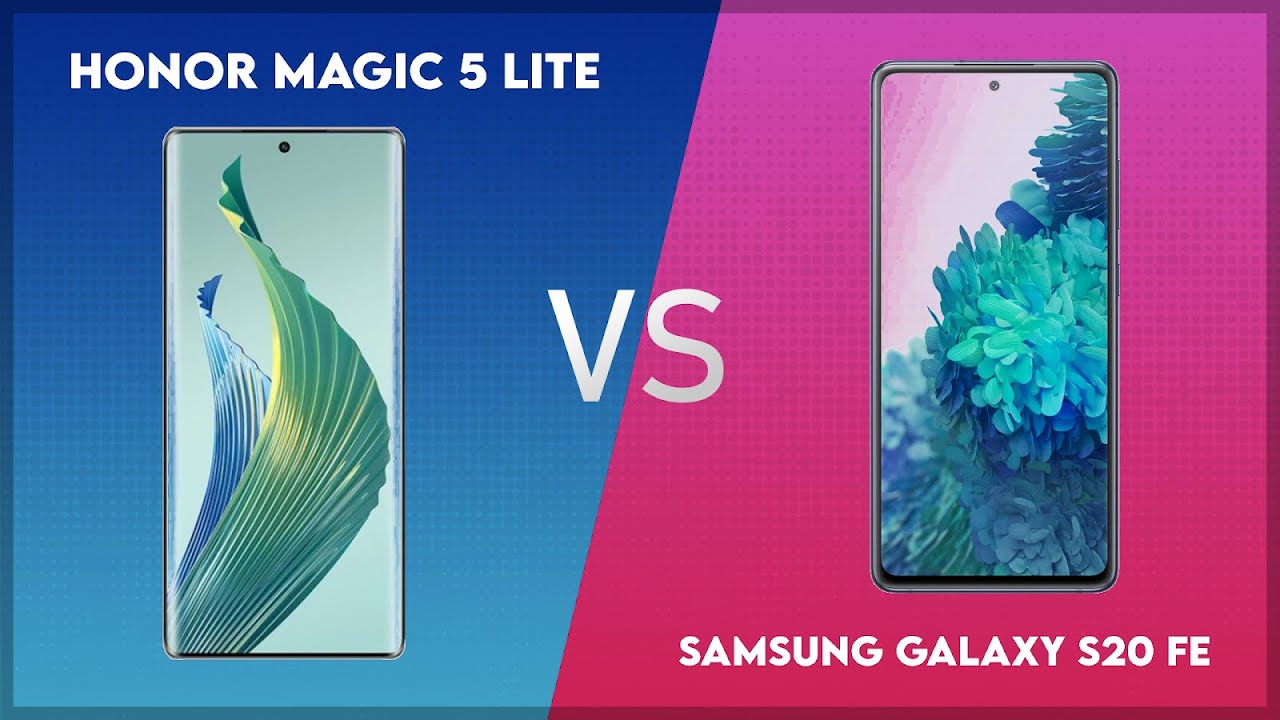 Honor Magic 5 Lite vs Samsung Galaxy S20 FE Technical Comparison