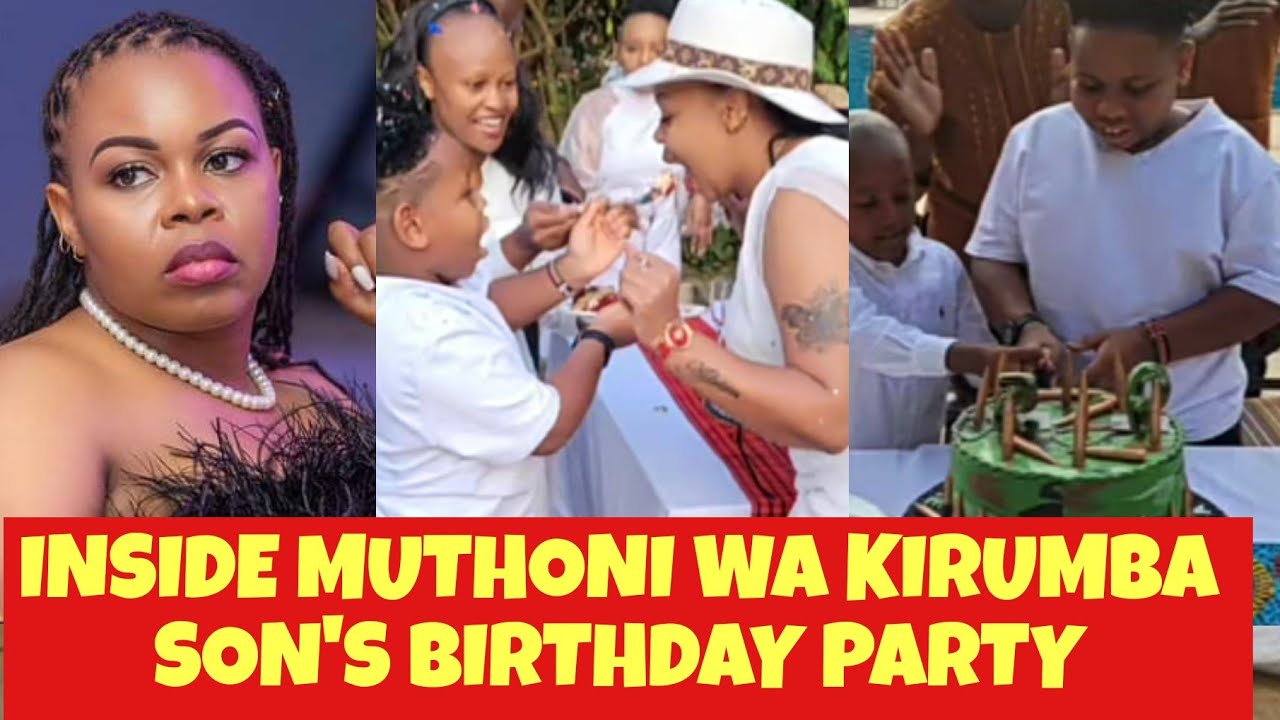 Muthoni Wa Kirumba kuremwo ni kuhitha gikeno giake agikunguira birthday ya mwana wake