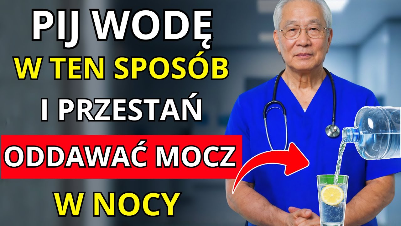 UROLOG REWELUJE: Jak pić WODĘ, żeby NIE WSTAĆ w nocy