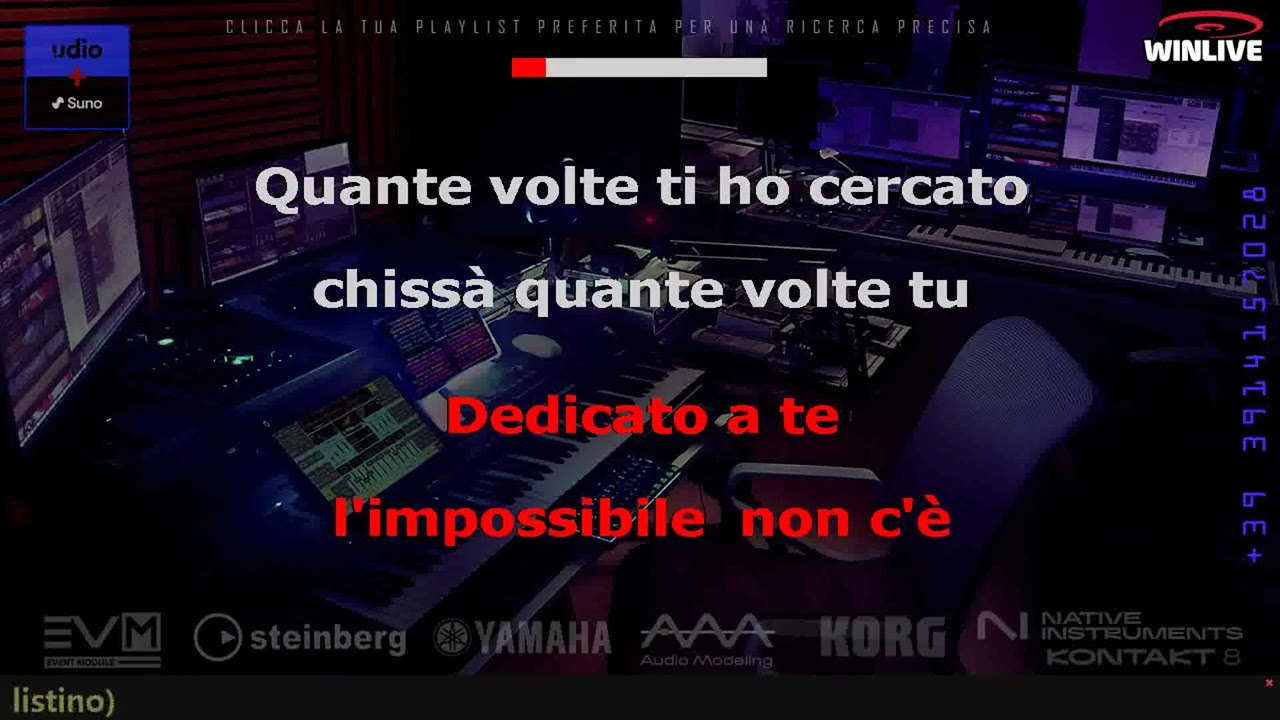1422 Dedicato a te +5 KARAOKE (Luxury Remix Version) senza cori (3 versioni in descrizione)