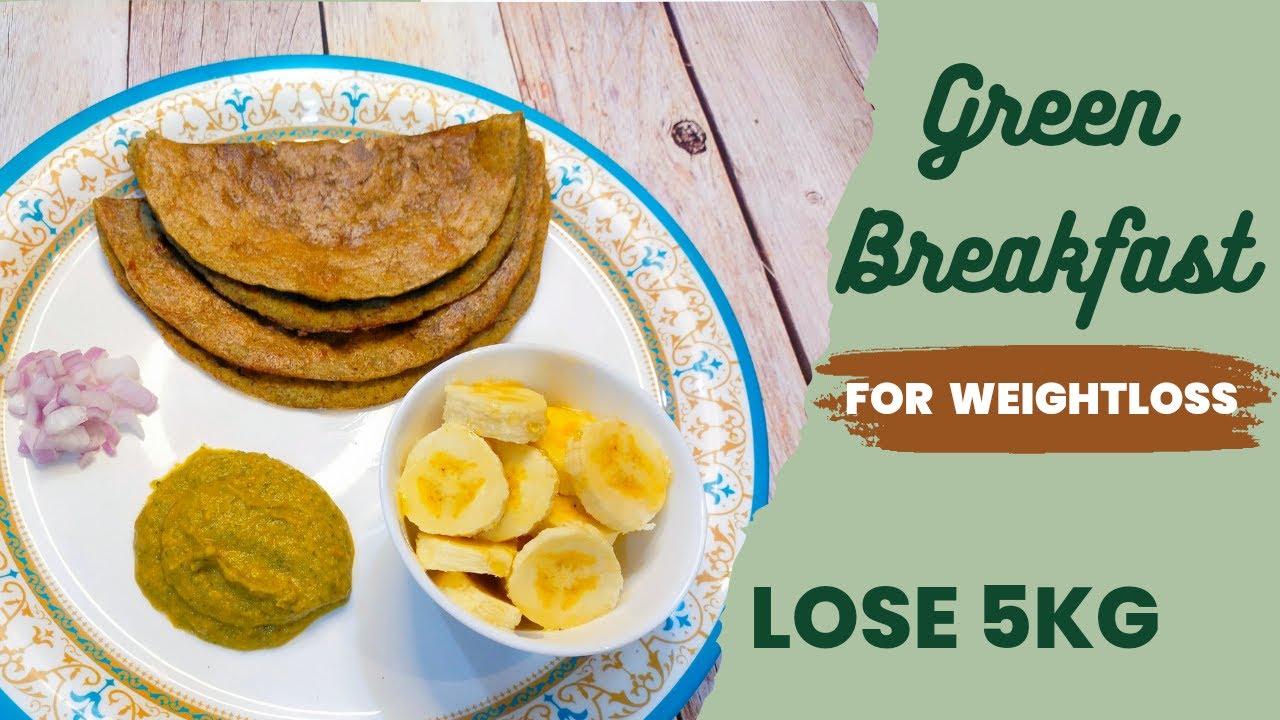 Green Moong Sprouts Dosa - Healthy Breakfast Weight Loss - Easy Breakfast -How To Make Sprouts Dosa