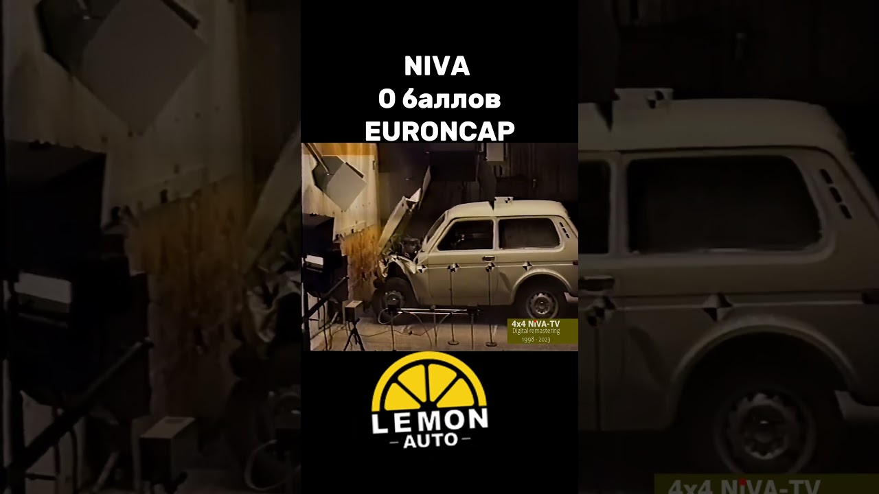 Niva crash-test   #avto #авто #lemonauto